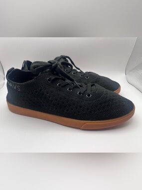 Suavs Men's Black Knit Sneakers